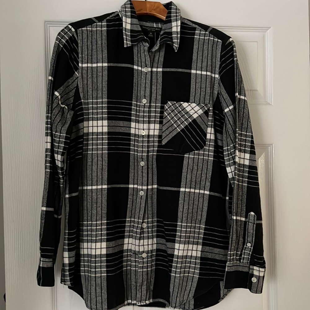 Banana Republic Soft Wash Flannel Shirt